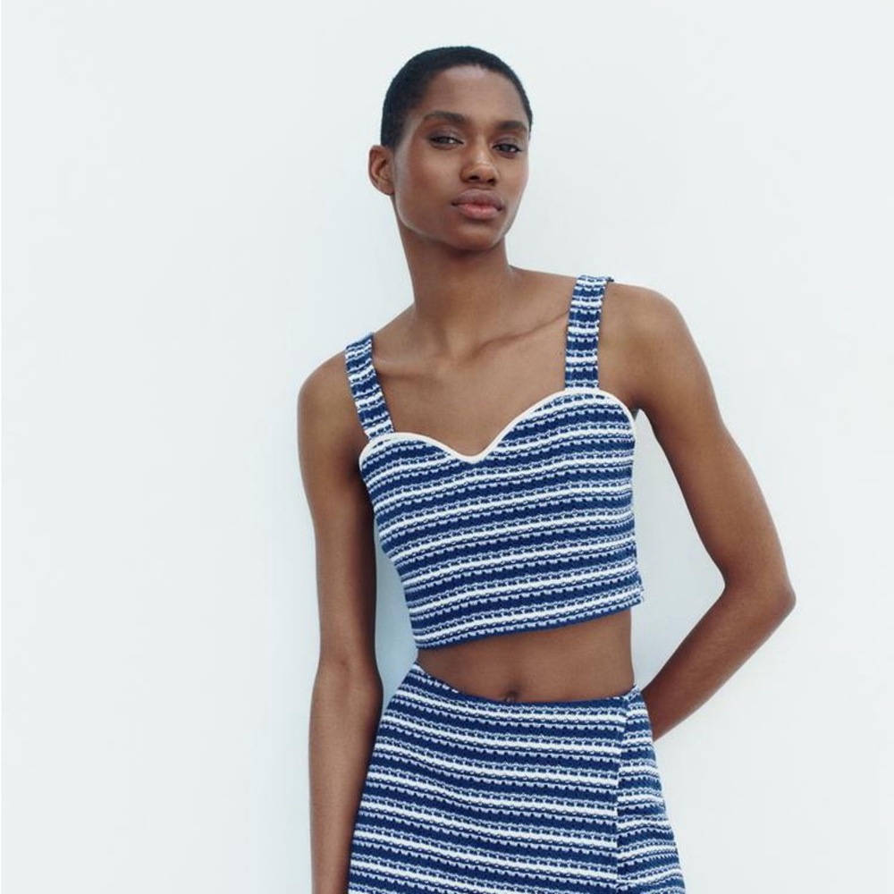 Zara Striped Rustic Top